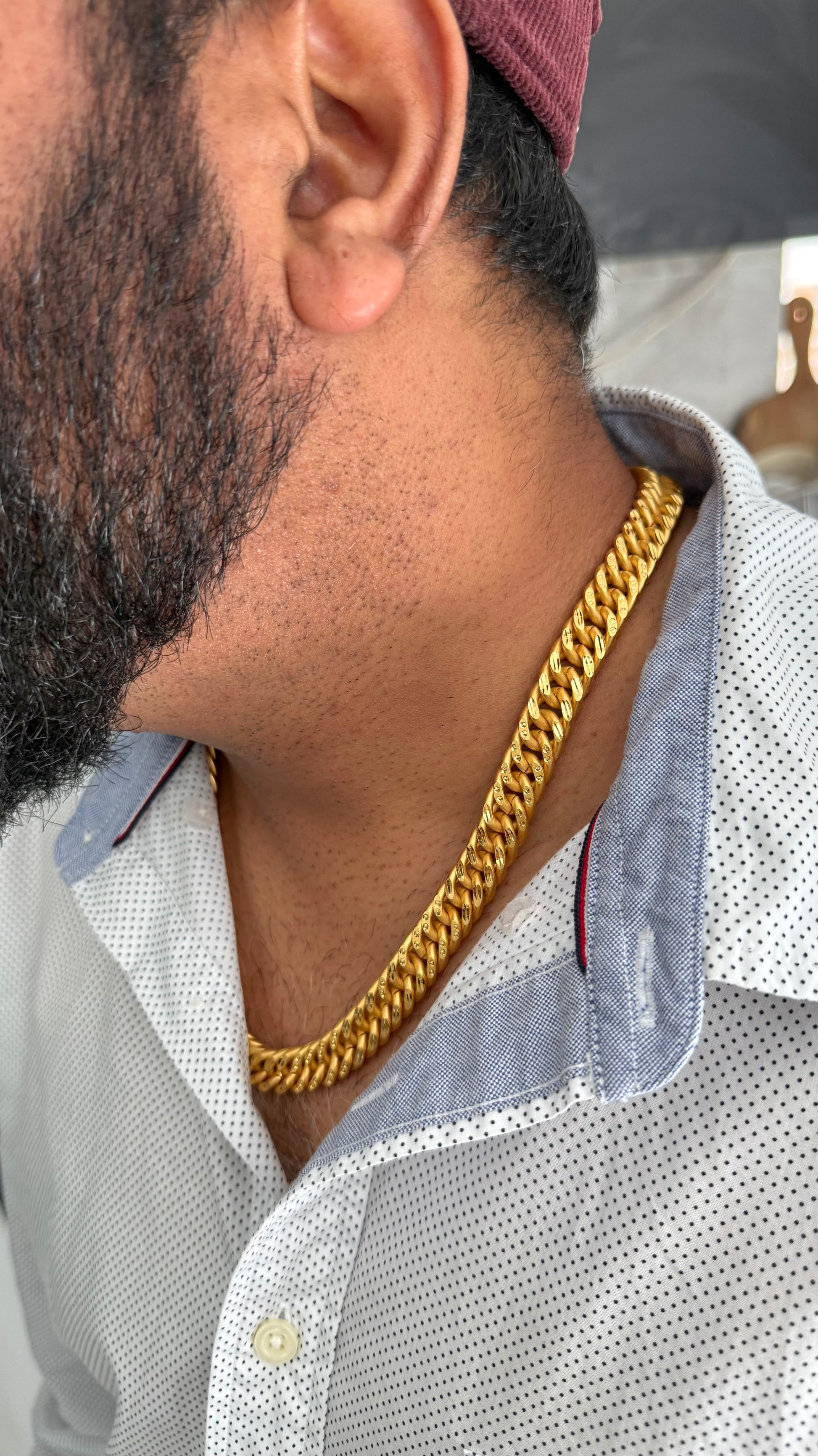 Men's Gold Plated Chain with a sleek design