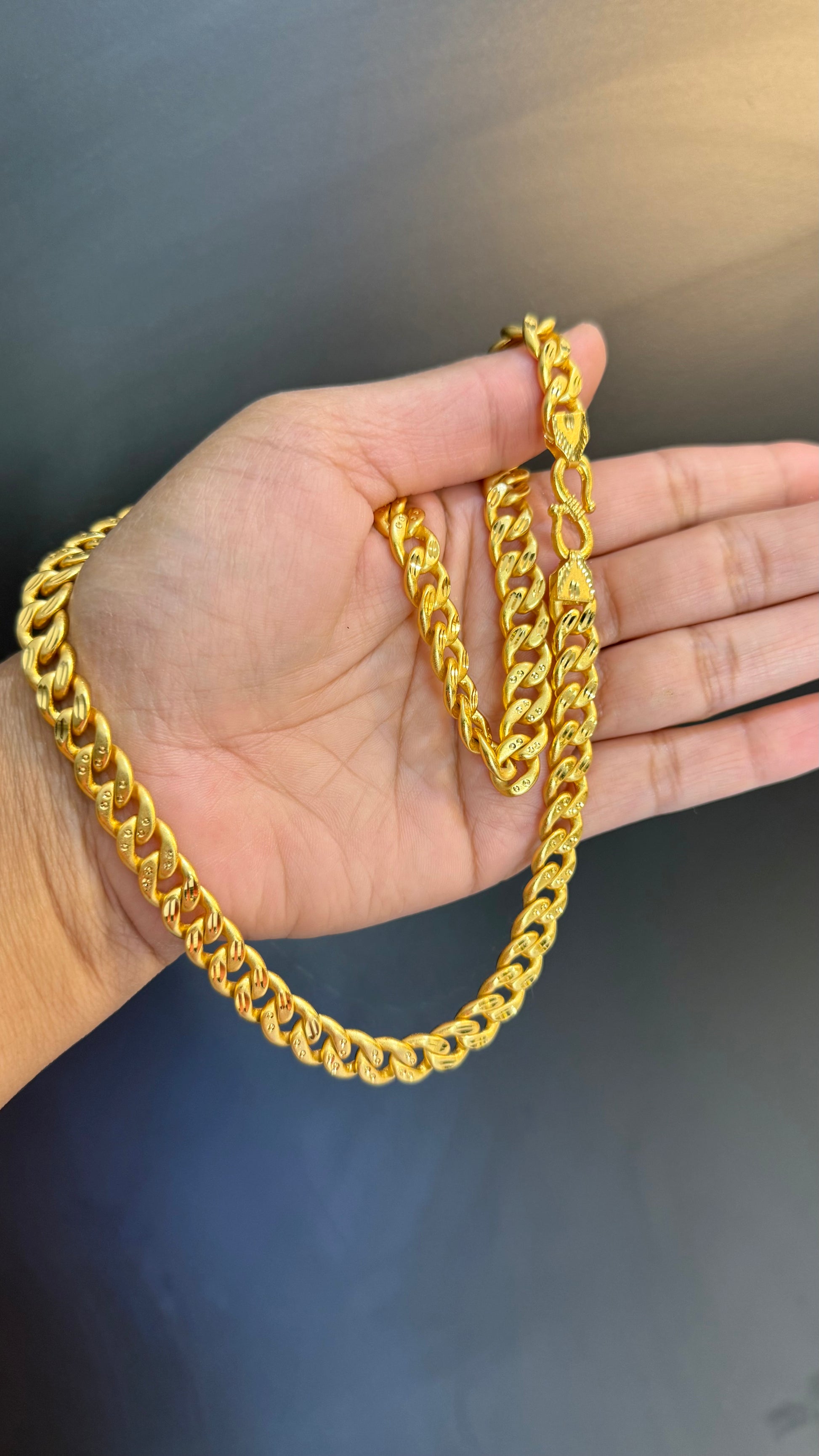 Men's Gold Plated Chain with a sleek design