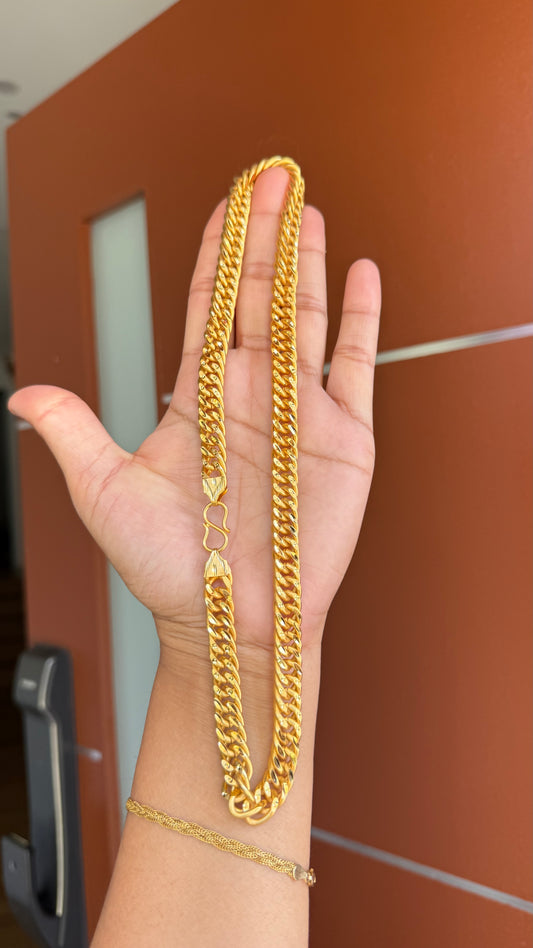 Men's Gold Plated Chain with a sleek design