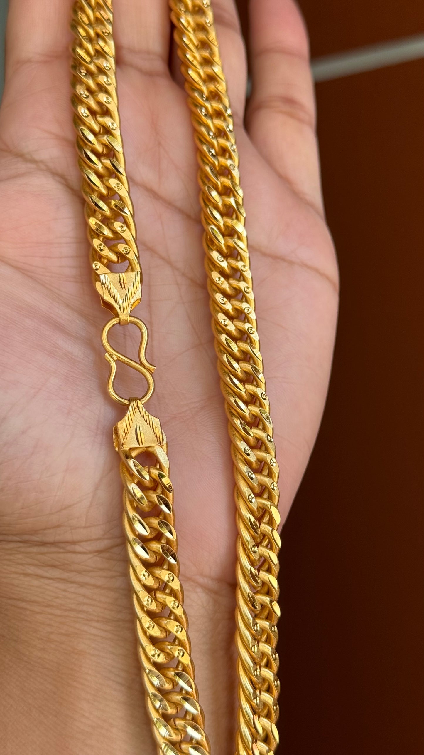 Men's Gold Plated Chain with a sleek design