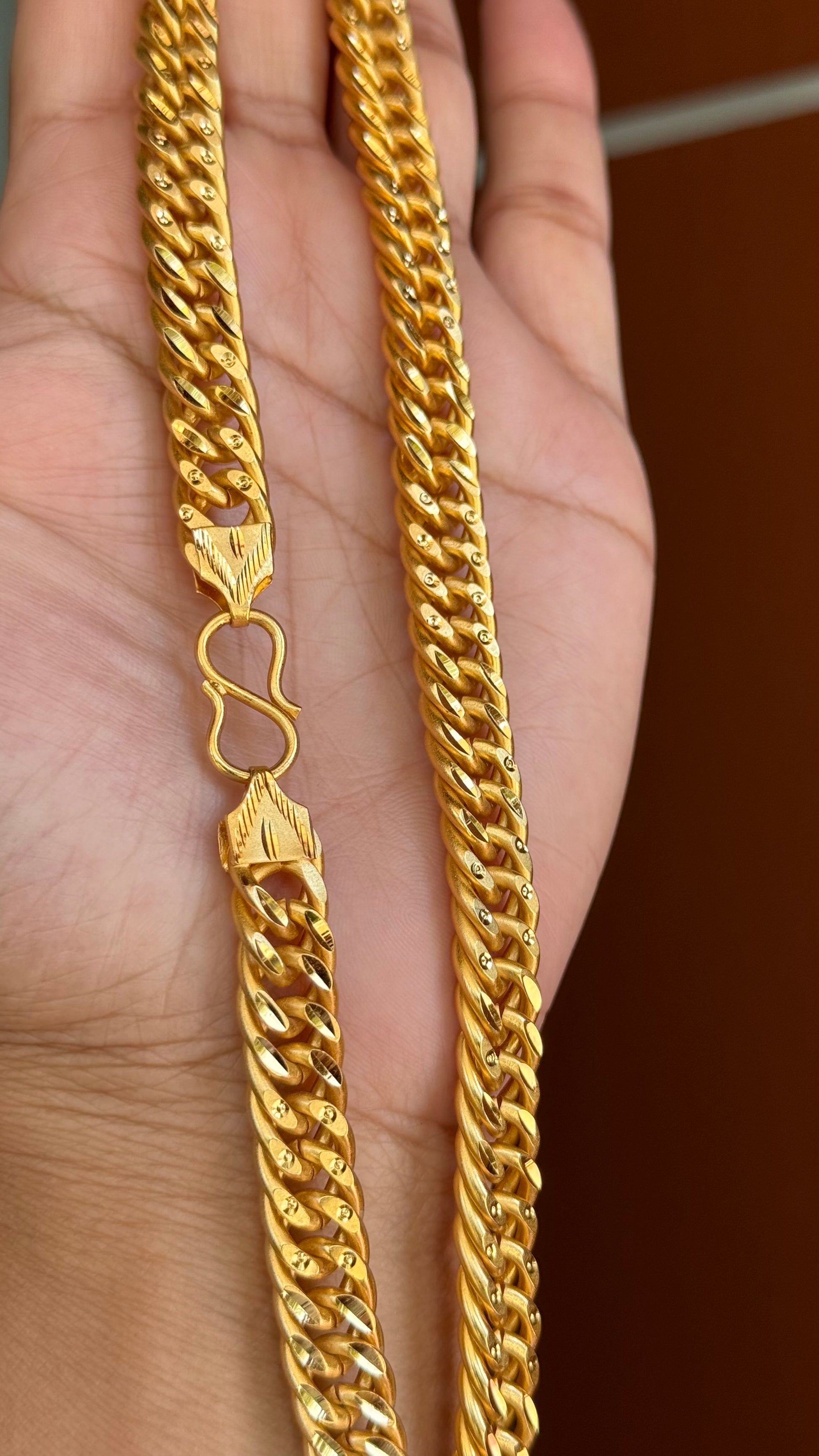 Men's Gold Plated Chain with a sleek design