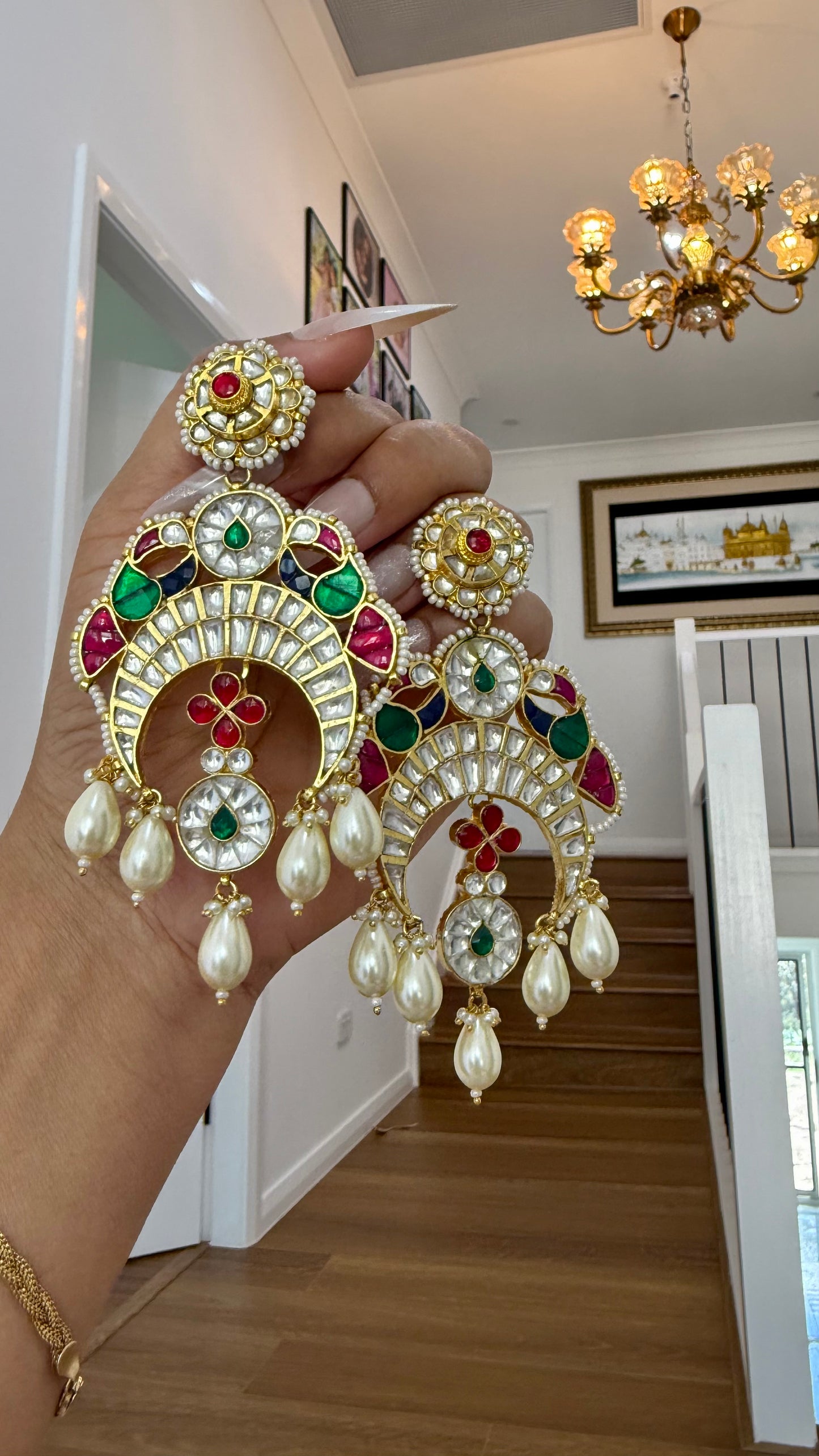 Pachi Kundan Earrings