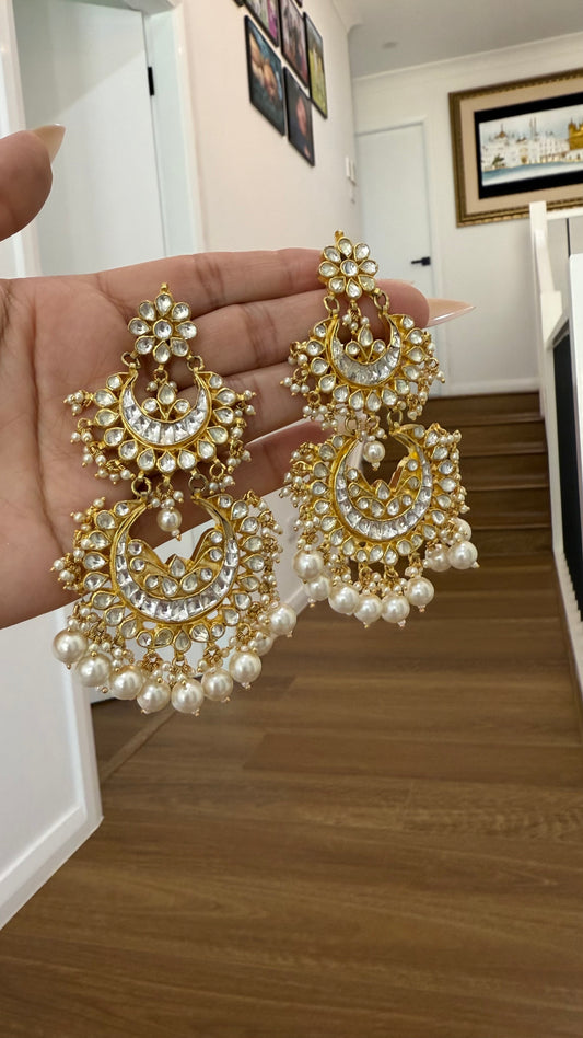 Pachi Kundan Earrings