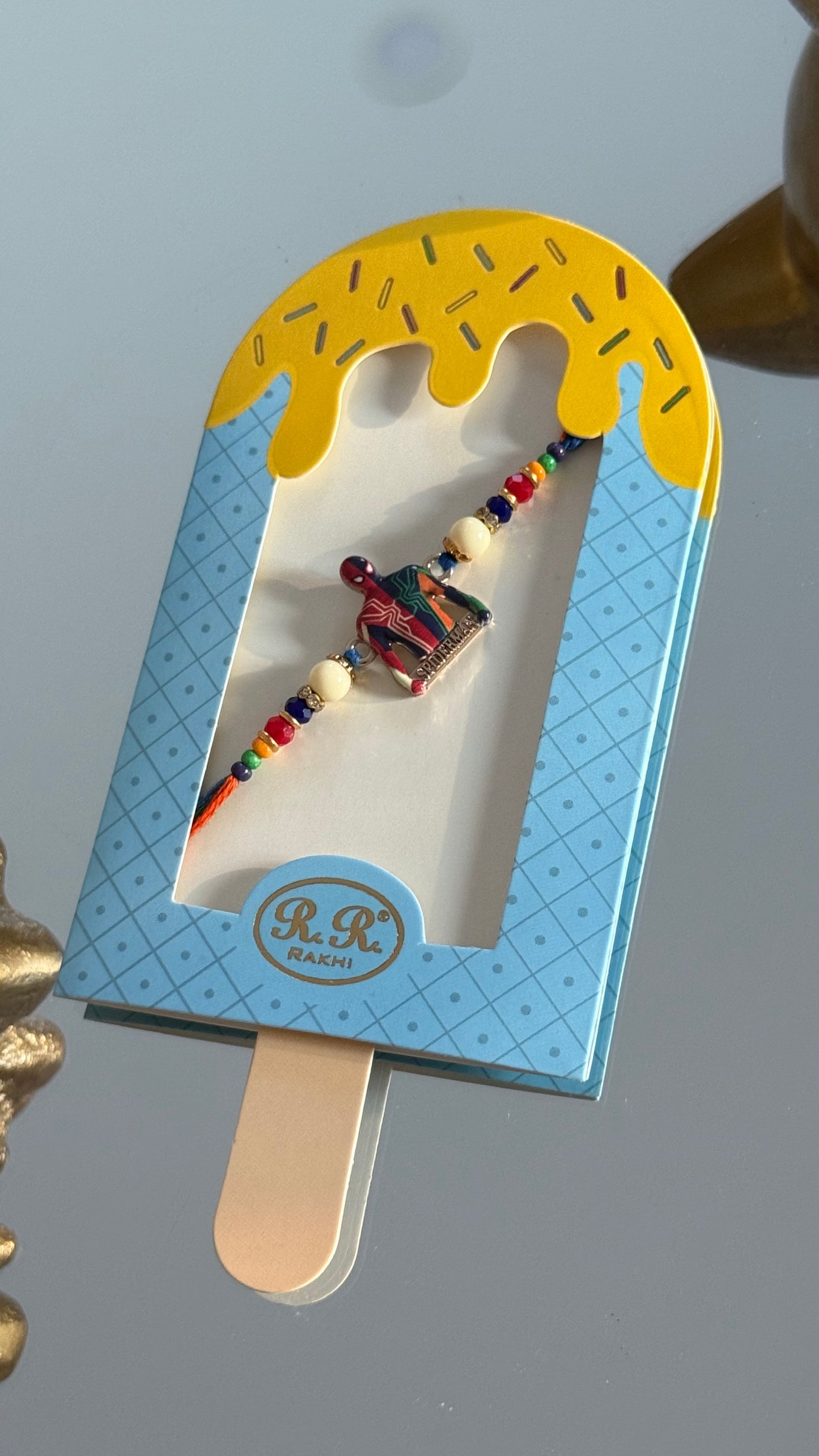 Kids Rakhi set with sweets and toys