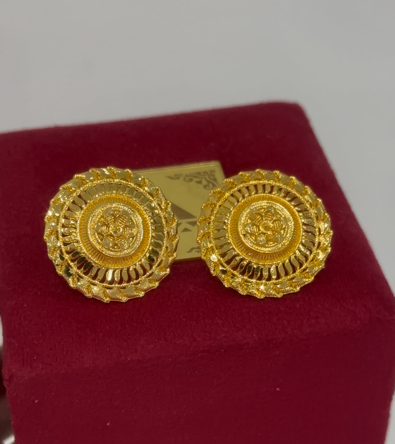 Indian gold look earrings/Affordable gold look studs for women/Gold plated Indian stud earrings/Gold look studs/Traditional Indian studs/Gold/ mehar punjab designs plated jewelry/Faux gold studs/Artificial gold studs