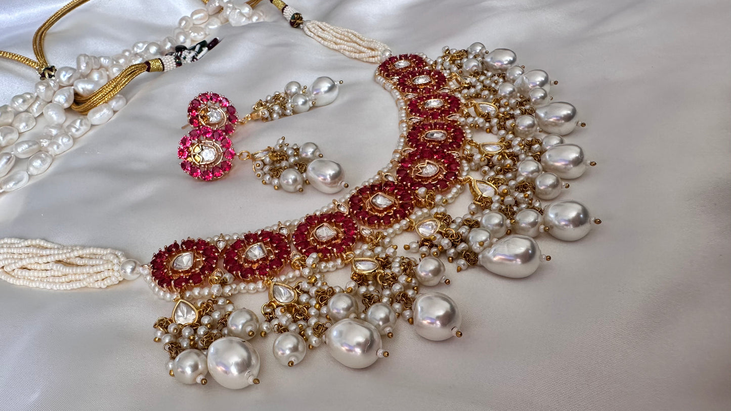 uncut kundan necklace perfect for bride