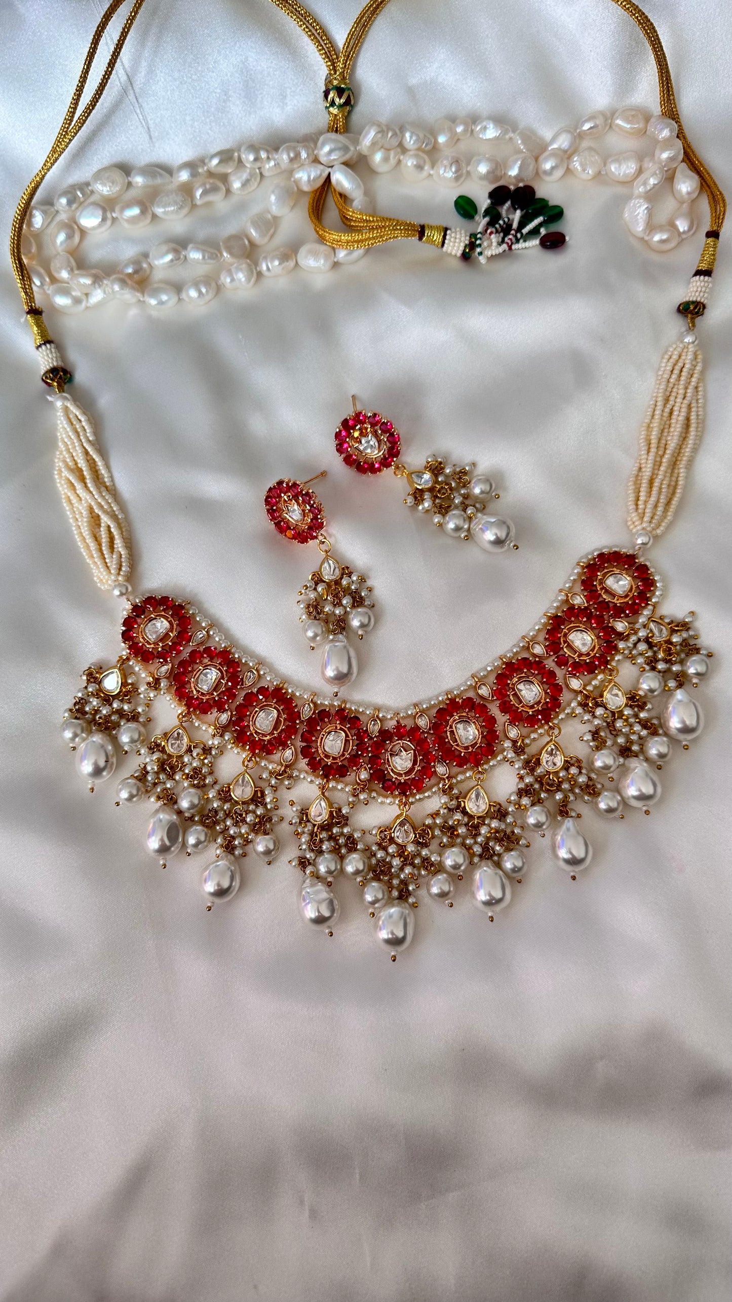 uncut kundan necklace perfect for bride