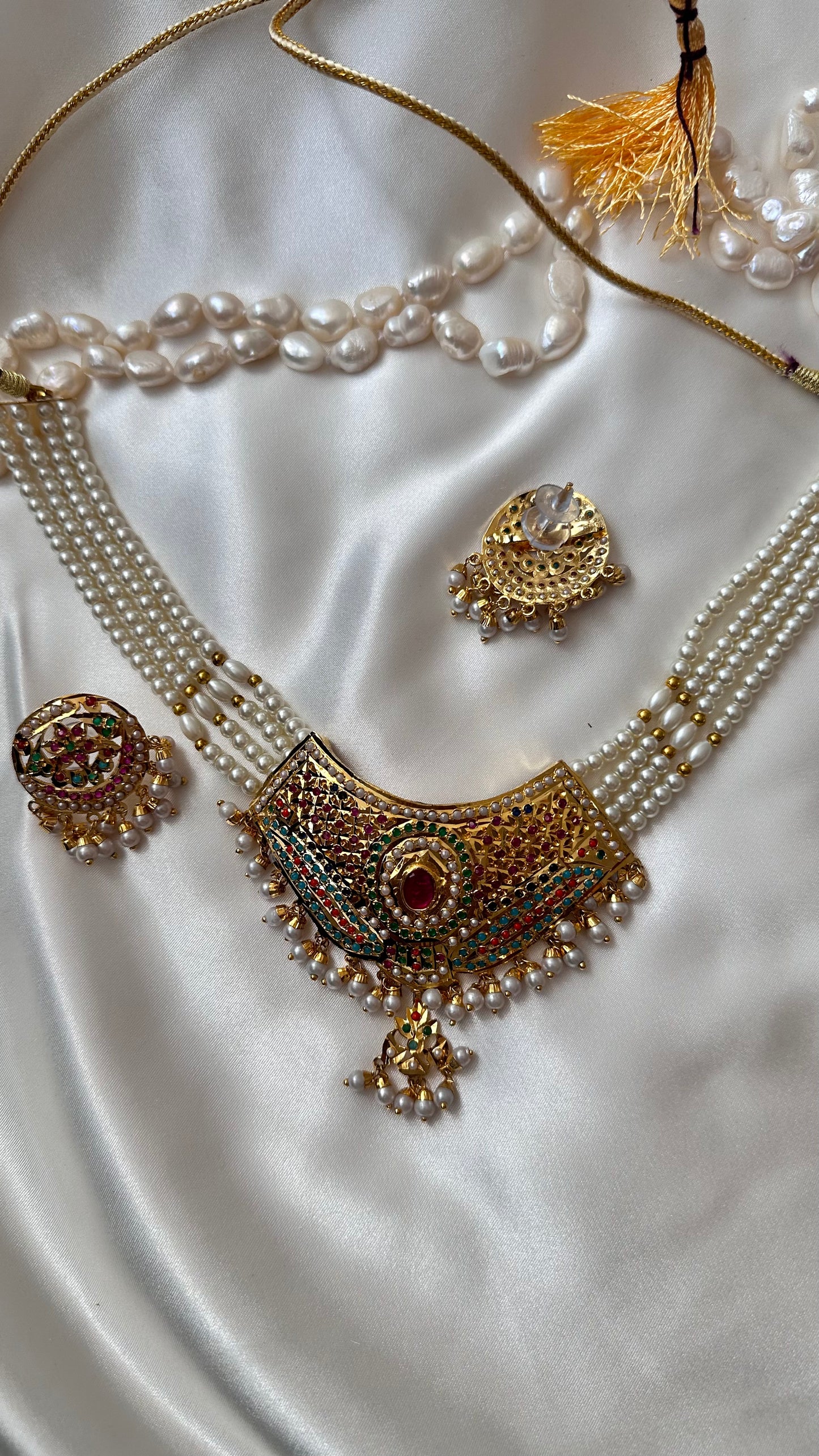 Reall jadau choker or necklace set