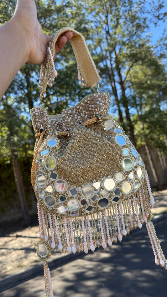 Indian style handbag for Diwali celebrations in Australia  Trendy mini handbag for festive occasions