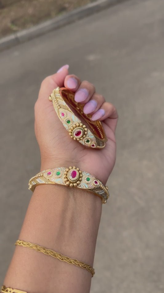 antique Gold look kangan sandookh collection