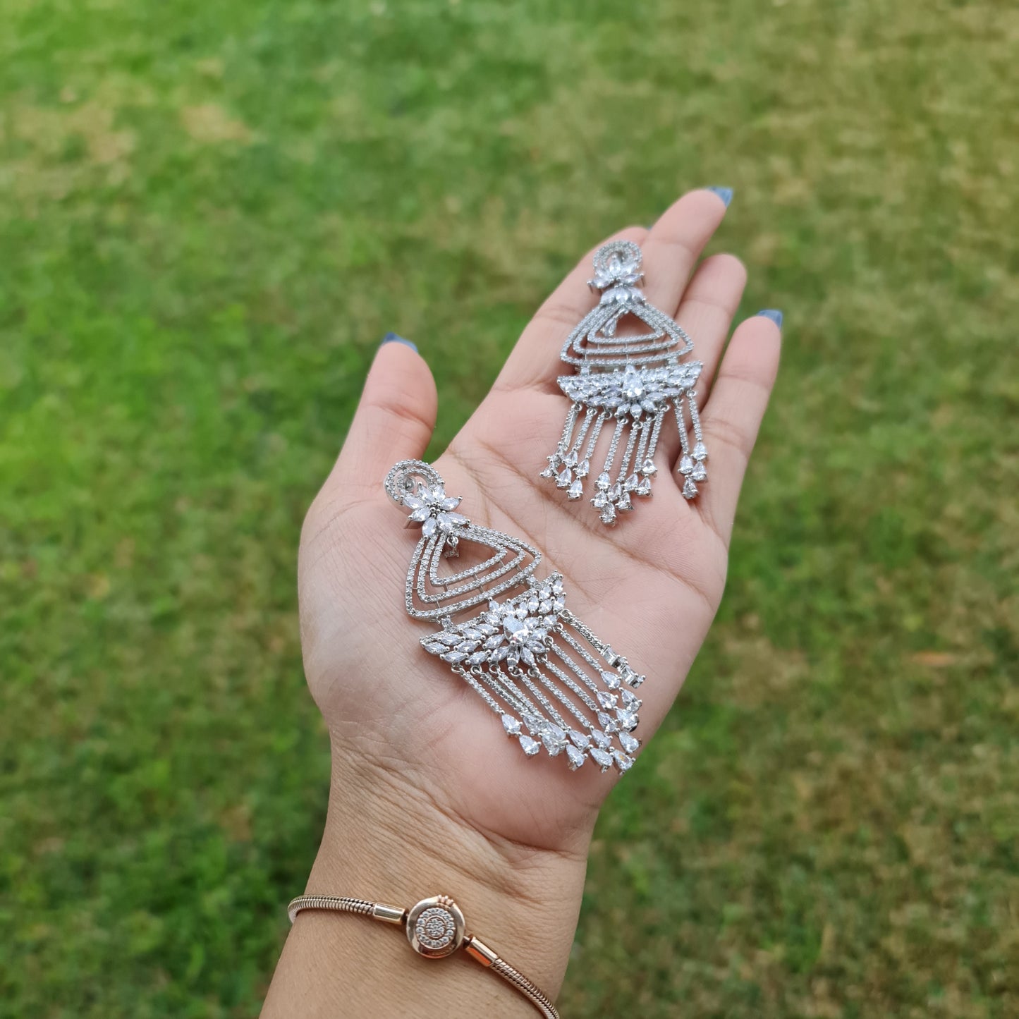 American diamond earrings