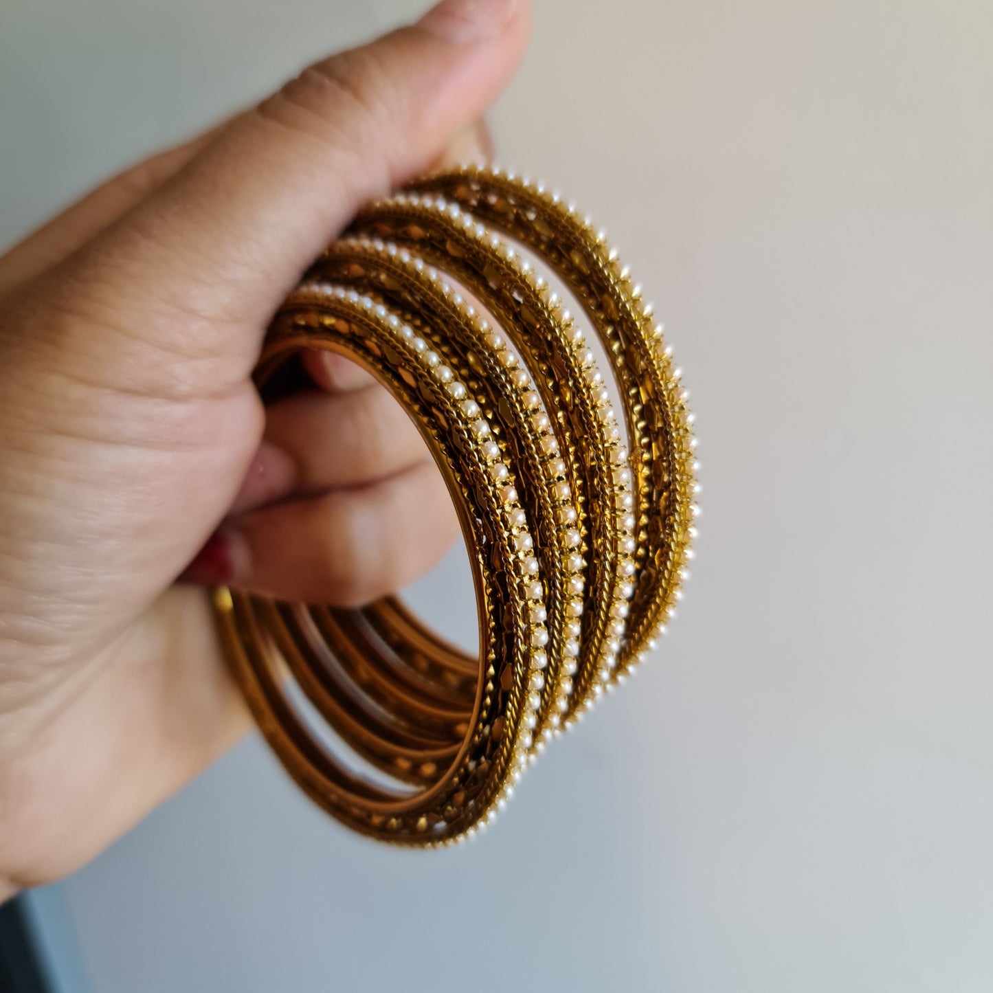 Polki bangles