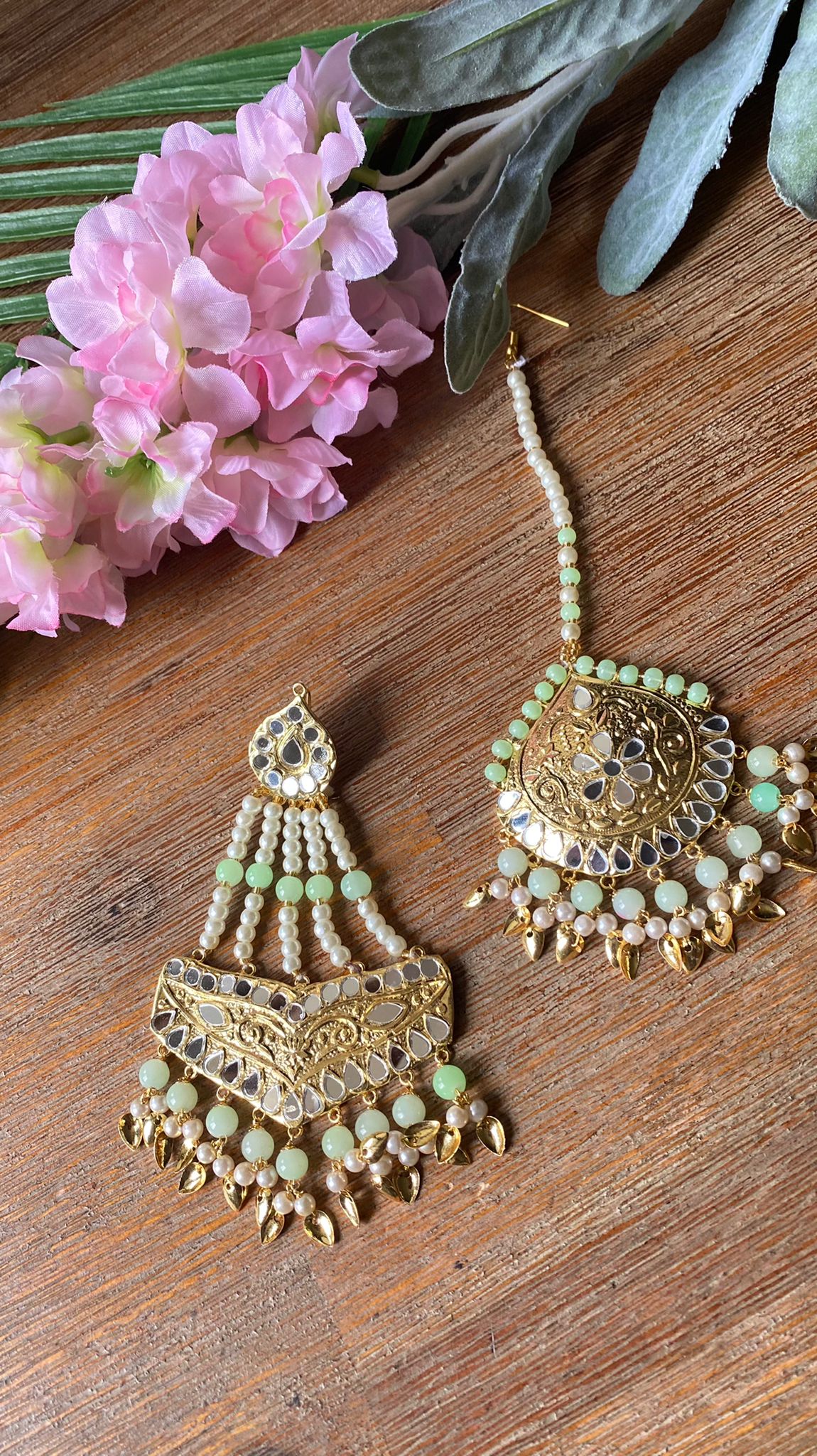 Tapsi tikka earring set