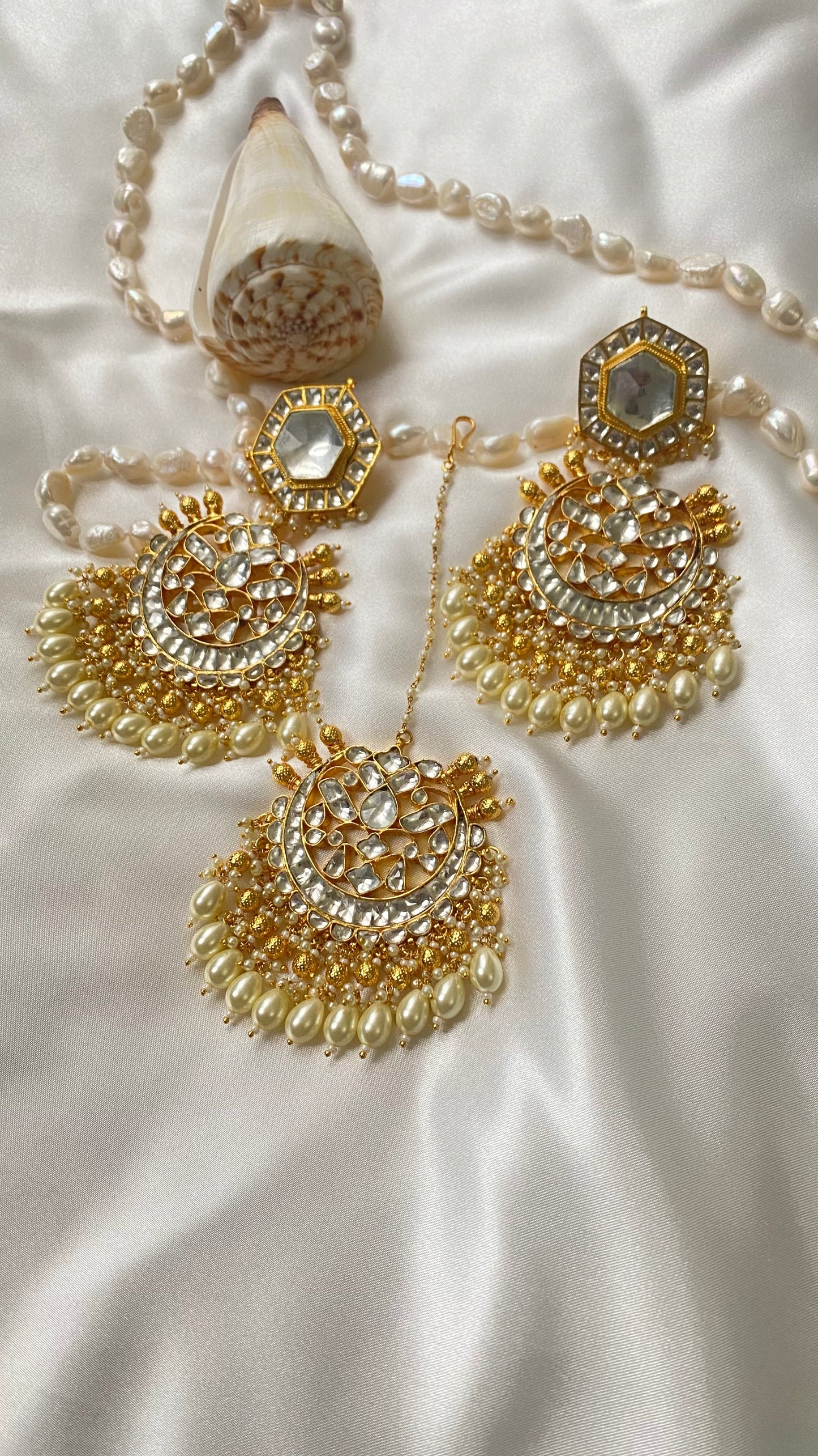 pachi kundan earrings