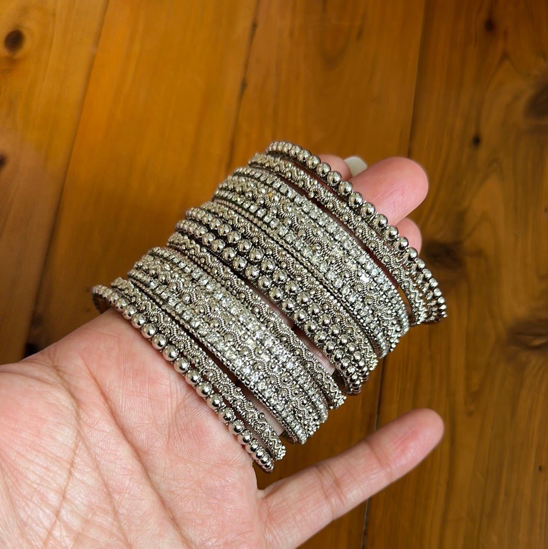 Silver Metal Bangles