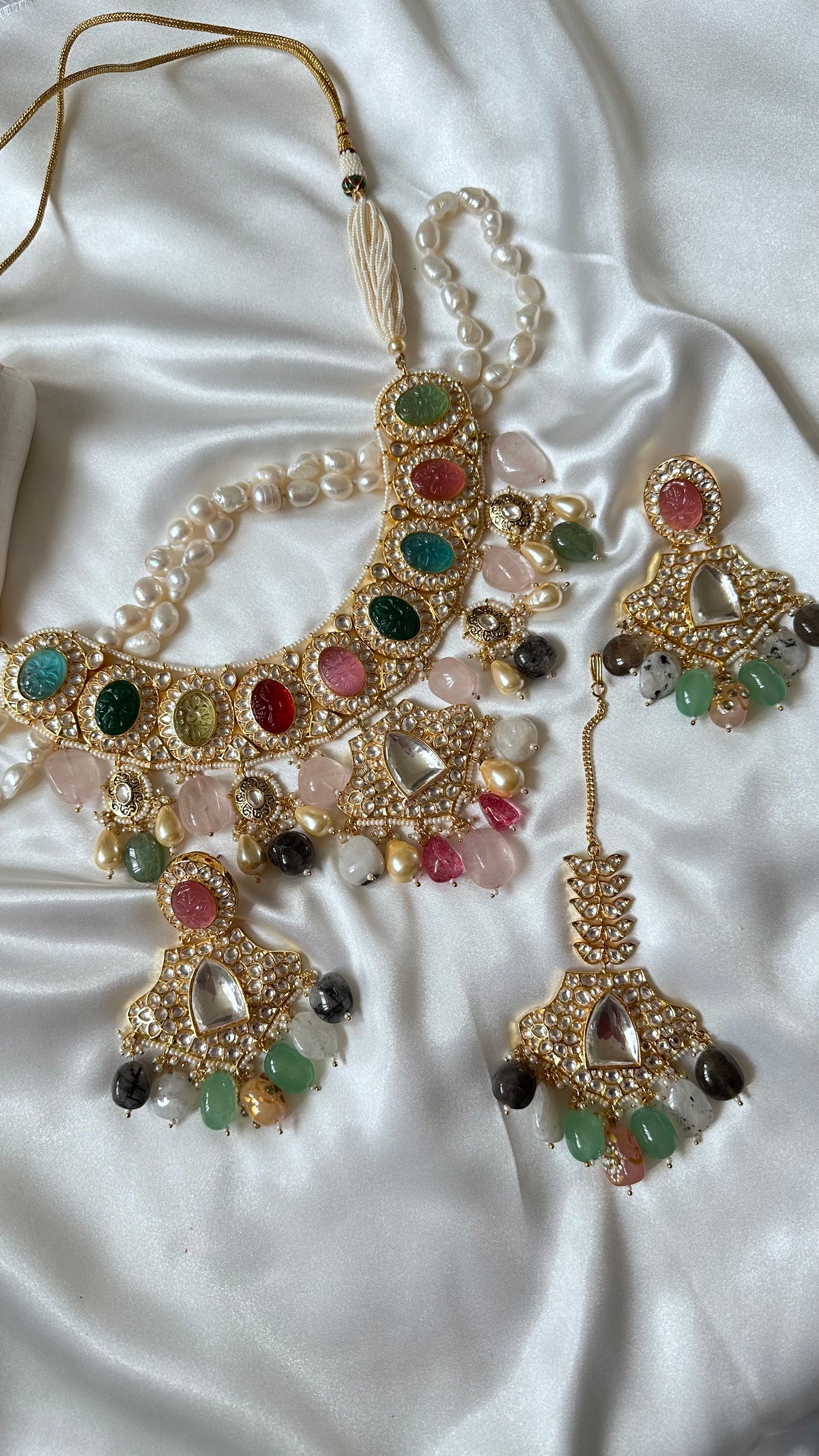 GUL bridal , kundan necklace