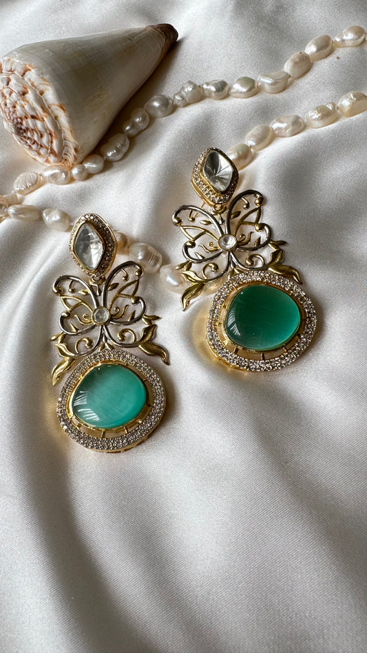 Mint earrings